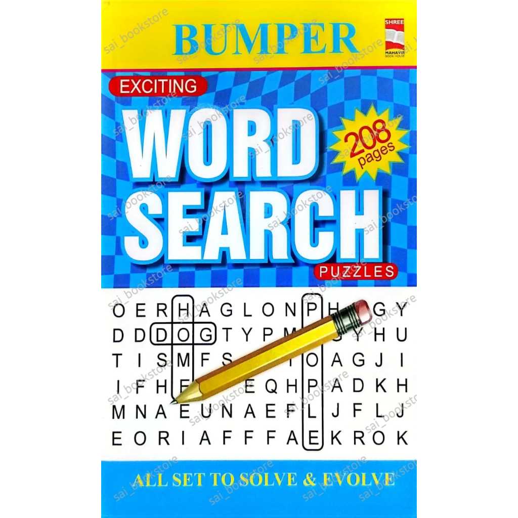 

Bumper Word Search book games fun 14+