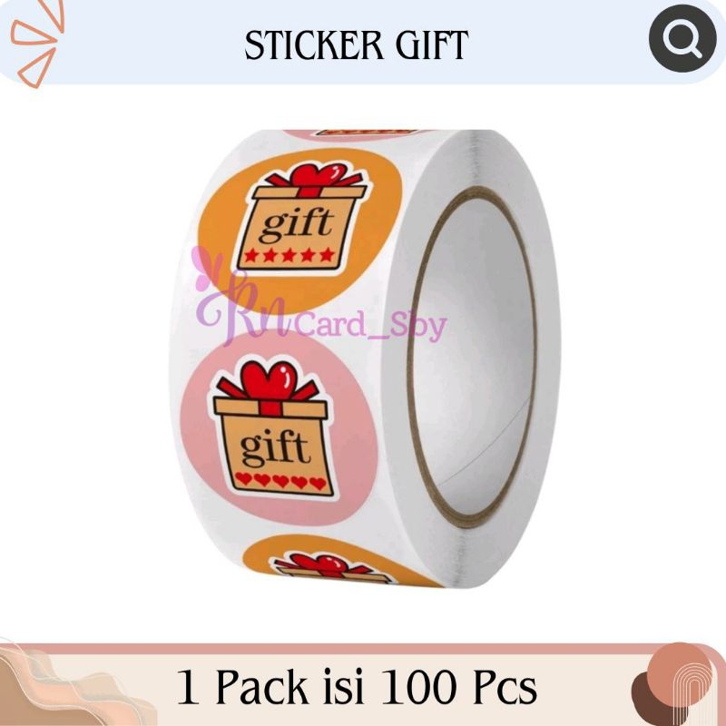

(100 Pcs ) STICKER GIFT