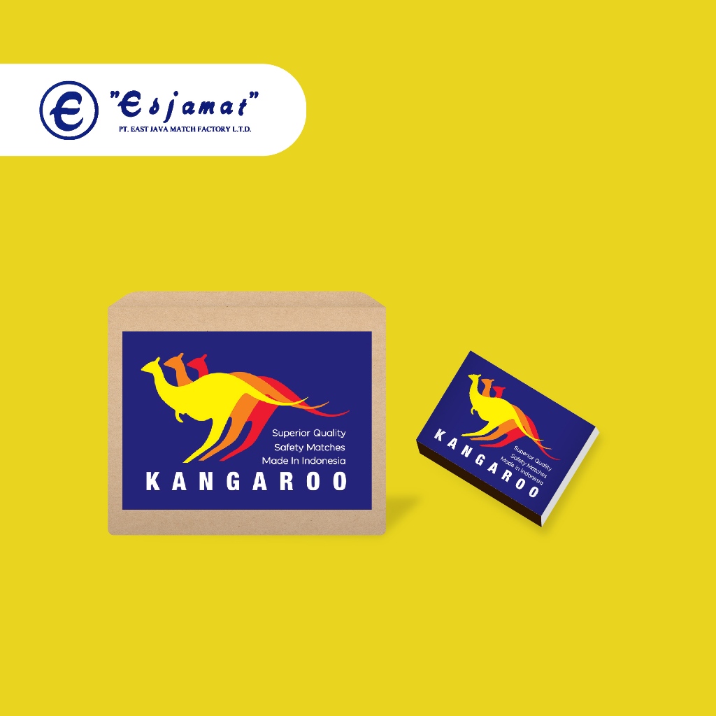 Korek Api Kayu Jadul Kangaroo