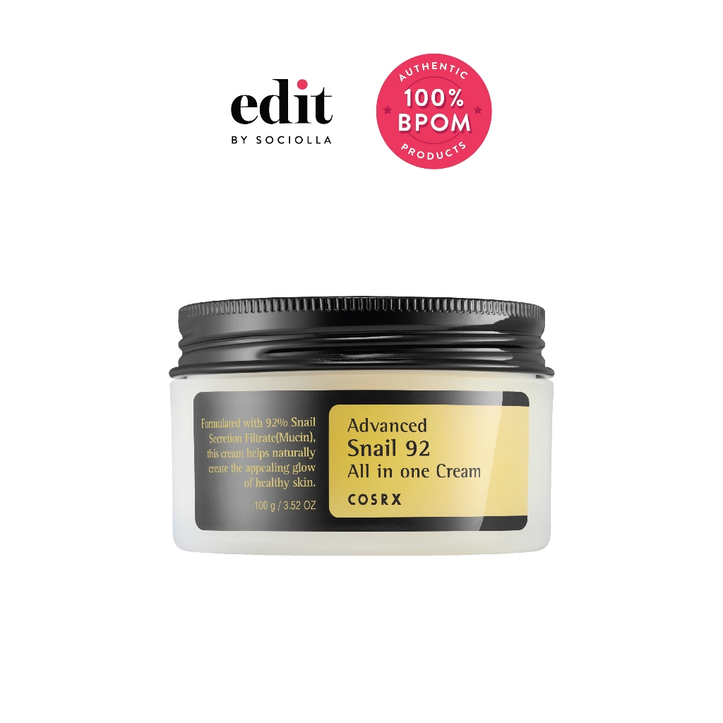 COSRX Advanced Snail 92 All in One Cream - 100 ml - Krim Wajah dengan Lendir Siput - Skincare
