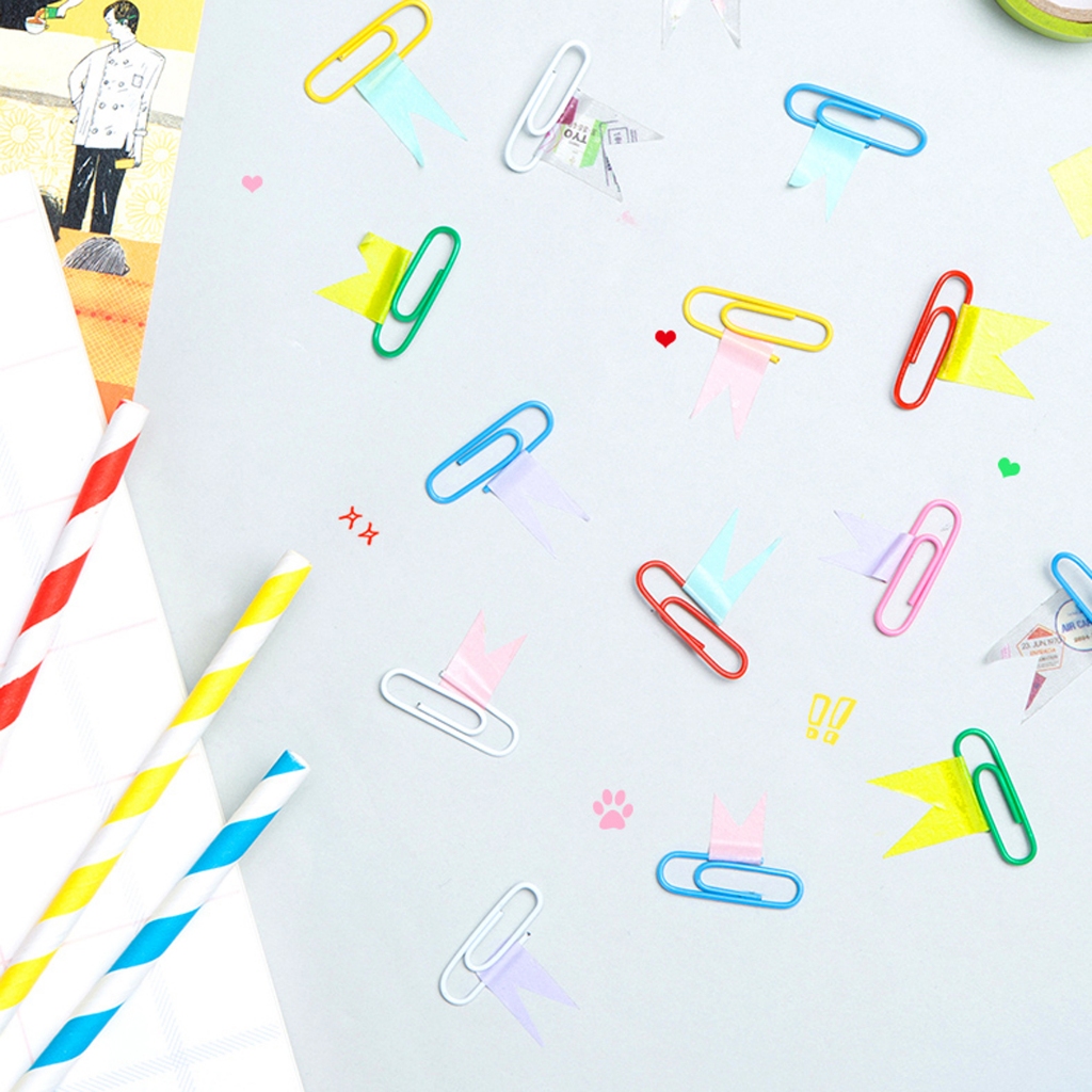 

Deli Paper Clips Warna-Warni Klip Penjepit Kertas - SM4000