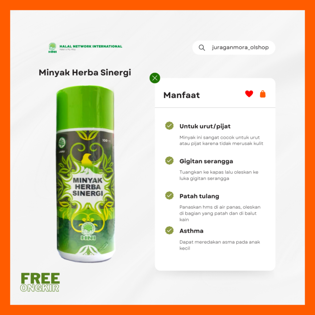 Minyak Herba Sinergi MHS Minyak Butbut HNI HPAI