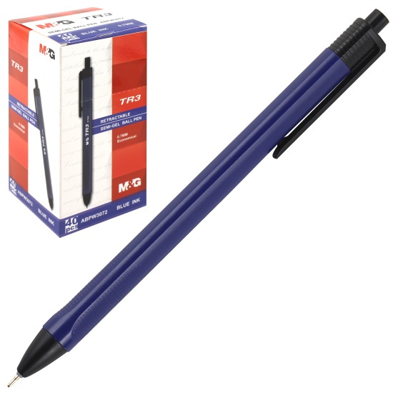 

Pulpen Cetek/Cetrek M&G Smooth Semi Gel Ball Pen 0.7mm ABPW3072 Blue