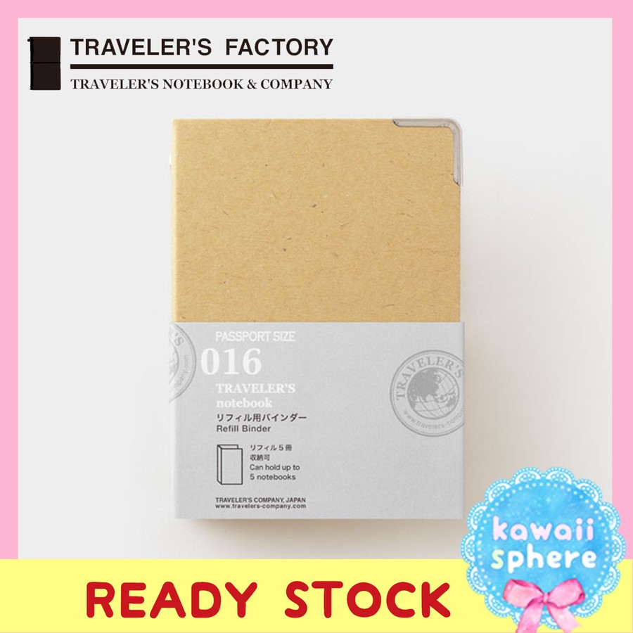 

Travelers Notebook Refill Binder (Refill Holder) | 016 Passport Size