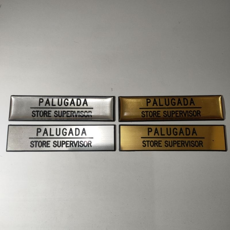 

Nametag Gravoply / Nametag Gold / Nametag Silver / Nametag Custom