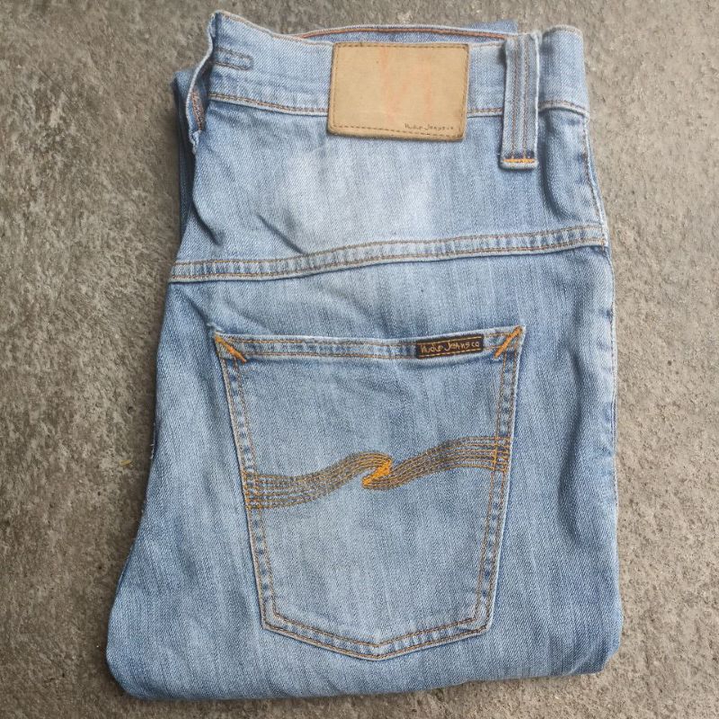 Celana Jeans Denim Second  Bekas Branded Pl Nudie Size 32
