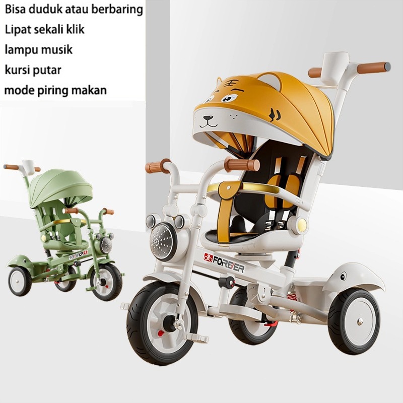 Sepeda roda tiga anak 1 tahun sepeda roda 3 bayi  tricycle  anak sepeda anak roda 3