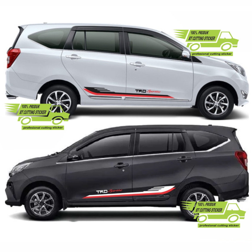 CTS1 Stiker CALYA TRD SPORTIVO striping mobil calya sticker body calya trd sportivo