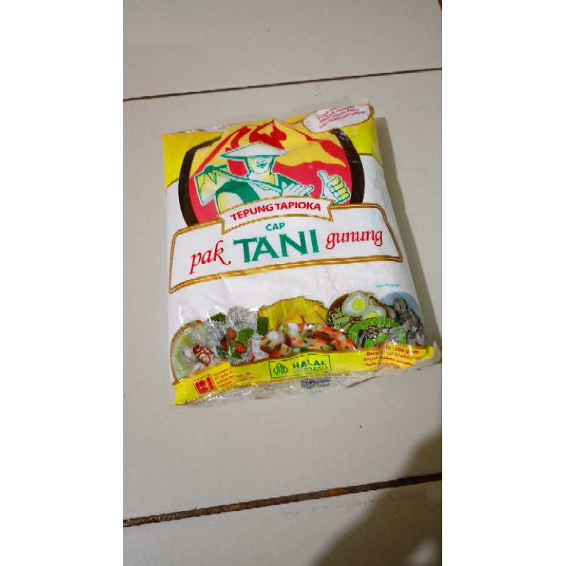 

Tepung tapioka sagu cap pak tani gunung 500 gram