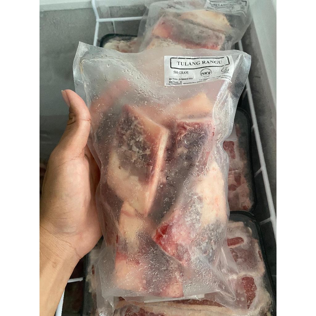 

Tulang Muda Rangu Sapi 500gr Kualitas Premium Super Fresh Frozen 100% DAGING ASLI
