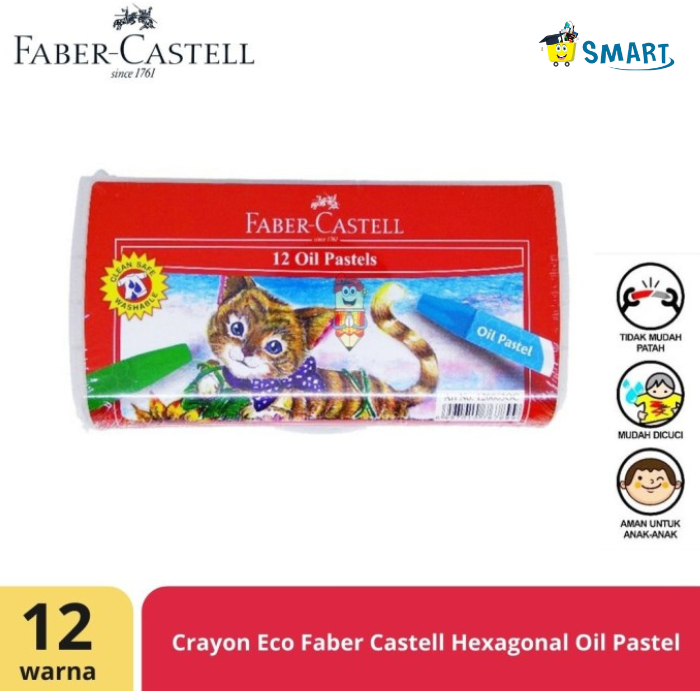 

FABER CASTELL HEXAGONAL OIL PASTEL SET 12C