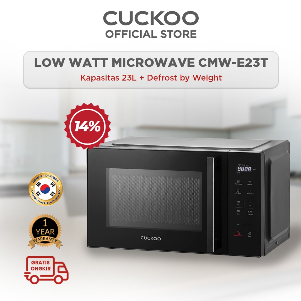 CUCKOO Low Watt Microwave CMW-E23T Black
