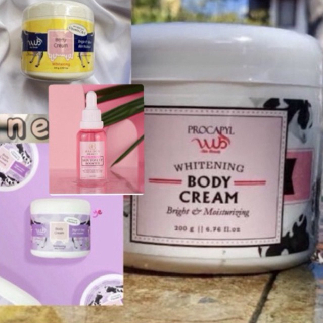 WUB body cream , Wub skin beauty 200gr , bleaching badan, pemutih badan , BPOM