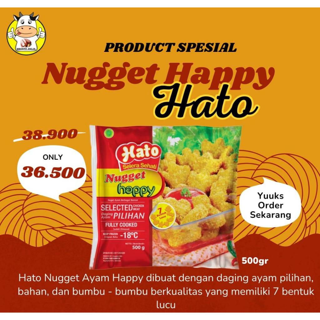 

HATO NUGGET AYAM HAPPY 500GRAM - DISASS JOGJA