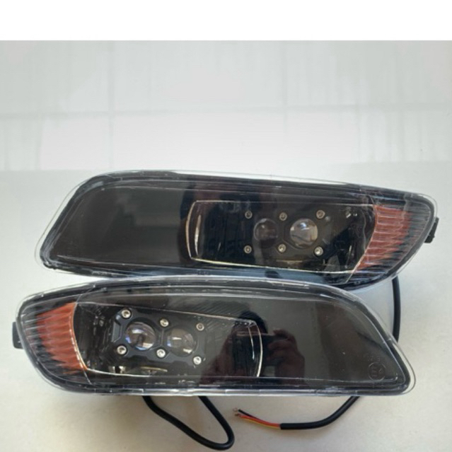 Foglamp LED kijang kapsul 2003-2004 mini proji 2 lensa