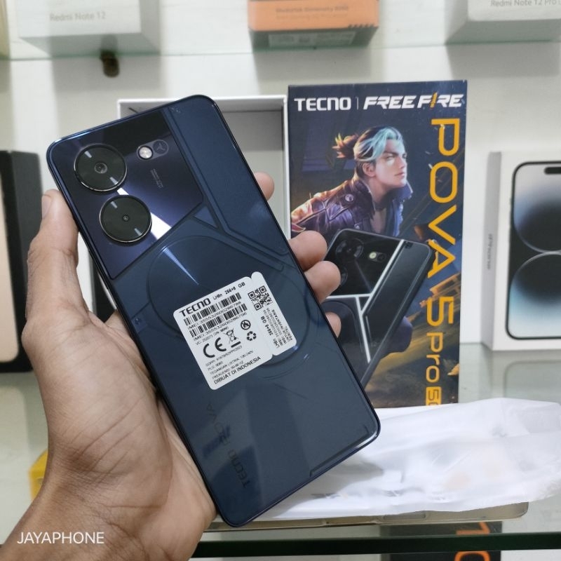 Tecno Pova 5 Pro 5g 8/256 Second Fullset Original Garansi Resmi