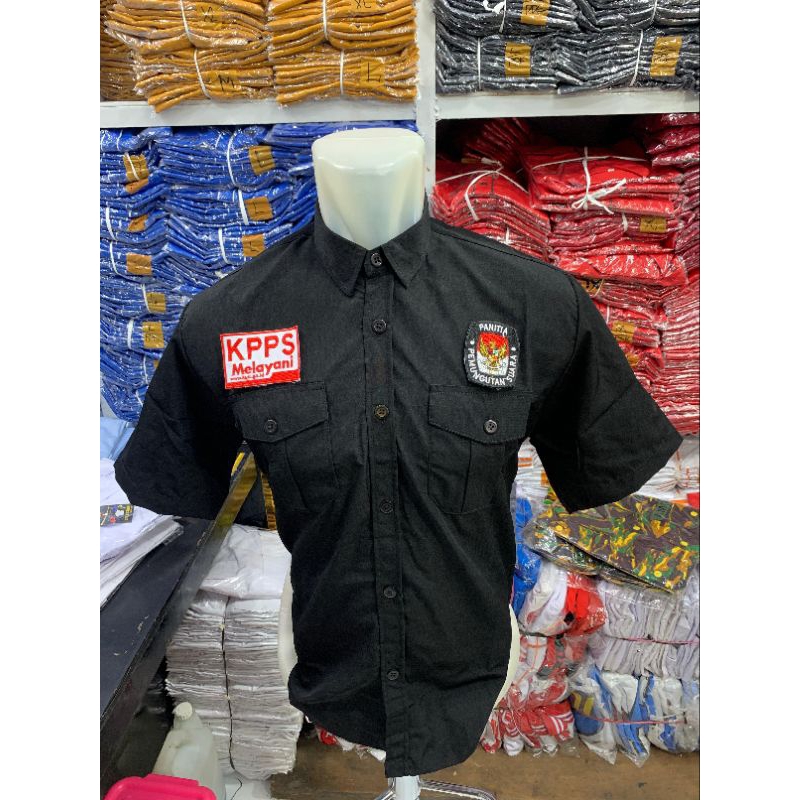 kemeja KPPS seragam PPS BAWASLU custom