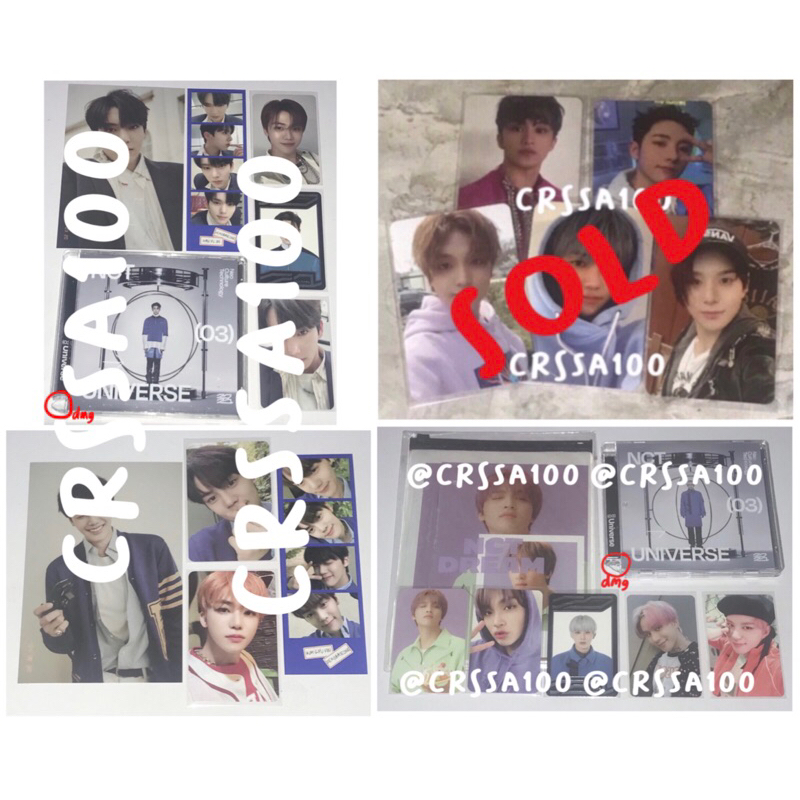 want to sell photocard pc official nct 127 dream haechan hoodie ungu sg21 photopack fullset jungwoo 