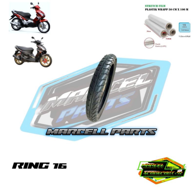 BAN COPOTAN NUOVO RING 16 MEREK SWALOW UK 70/90 - 16 BAN COPOTAN DEPAN NOUVO SKYWAVE SKYDRIVE