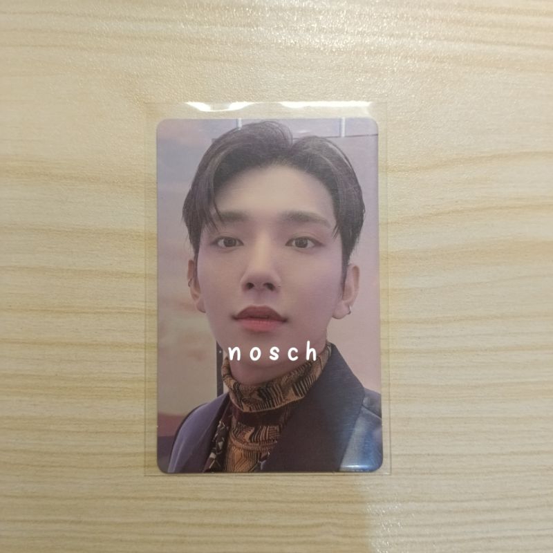 official pc joshua attacca weverse fansign / seventeen photocard