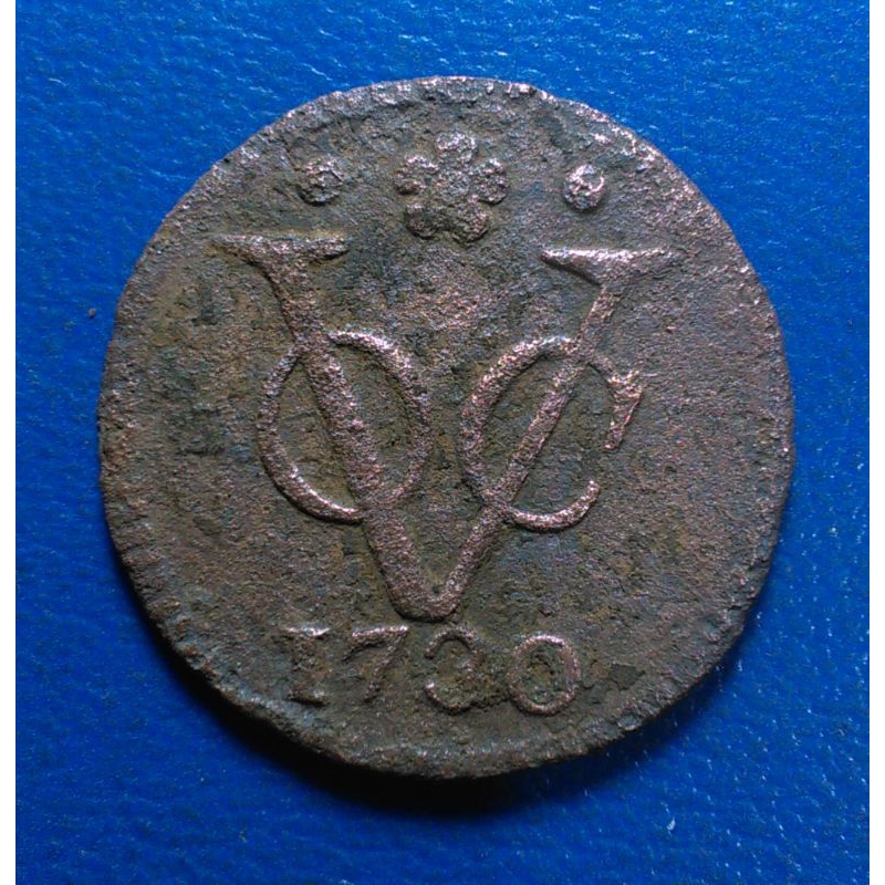 Koin VOC 1 Duit Holland 1730