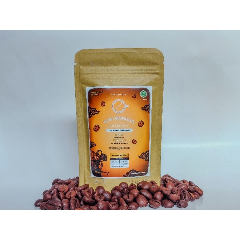 

Kopi bubuk Robusta 50grm natural proses murni 100% kopi murni