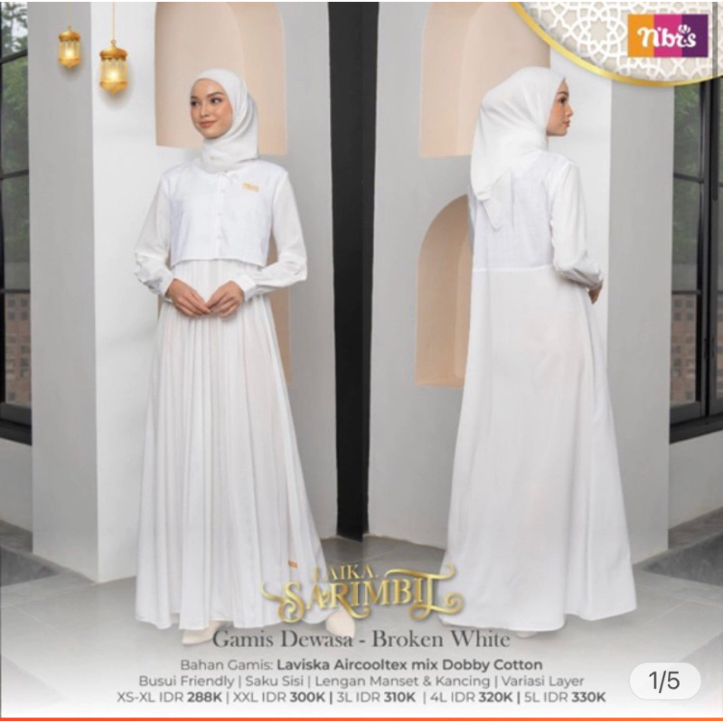 LAIKA GAMIS BROKEN WHITE