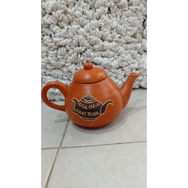 poci teh tanahliat / poci lemah 1 pcs /alat seduh teh 600 ml