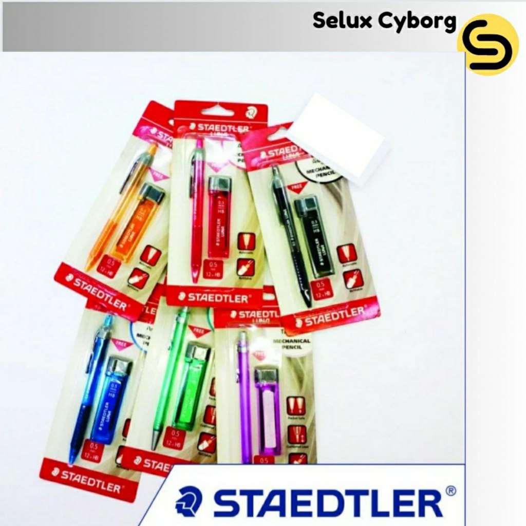 

Paket Pensil Mekanik Staedtler ASM - 100 - Hitam