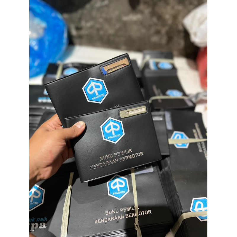 sampul bpkb vespa model original timbul