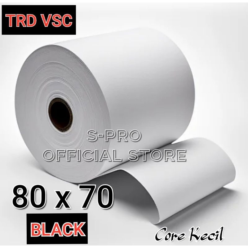 

KERTAS STRUK THERMAL 80MM 80X70MM PREMIUM PRINTER 80MM