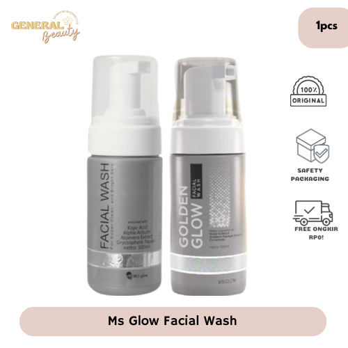 General Beauty - Ms Glow Facial Wash Original 100% Bisa discan