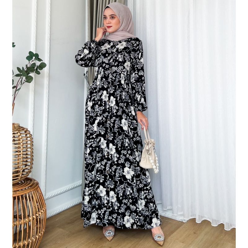 [𝐁𝐲𝐚𝐞𝐞𝐬𝐲𝐚] NEW FLORETA DRESS | Gamis Rayon