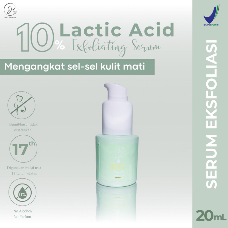 Oh My Skin DYN Skincare 10% Lactic Acid Serum / Serum Eksfoliasi