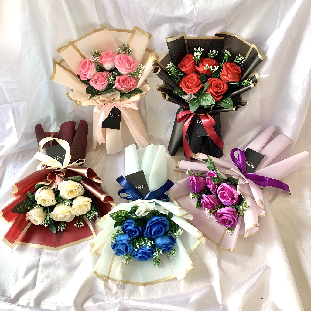 𝙋𝘼𝙋𝙀𝙍𝙁𝙇𝙊𝙒𝙄𝙎𝙏 [𝚂𝙼𝙰𝙻𝙻] 𝗕𝘂𝗸𝗲𝘁 𝗕𝘂𝗻𝗴𝗮 𝗦𝗜𝗠𝗣𝗟𝗬 | Bucket Mawar Sidang Wisuda Lamaran Tunangan Nikahan / Anni
