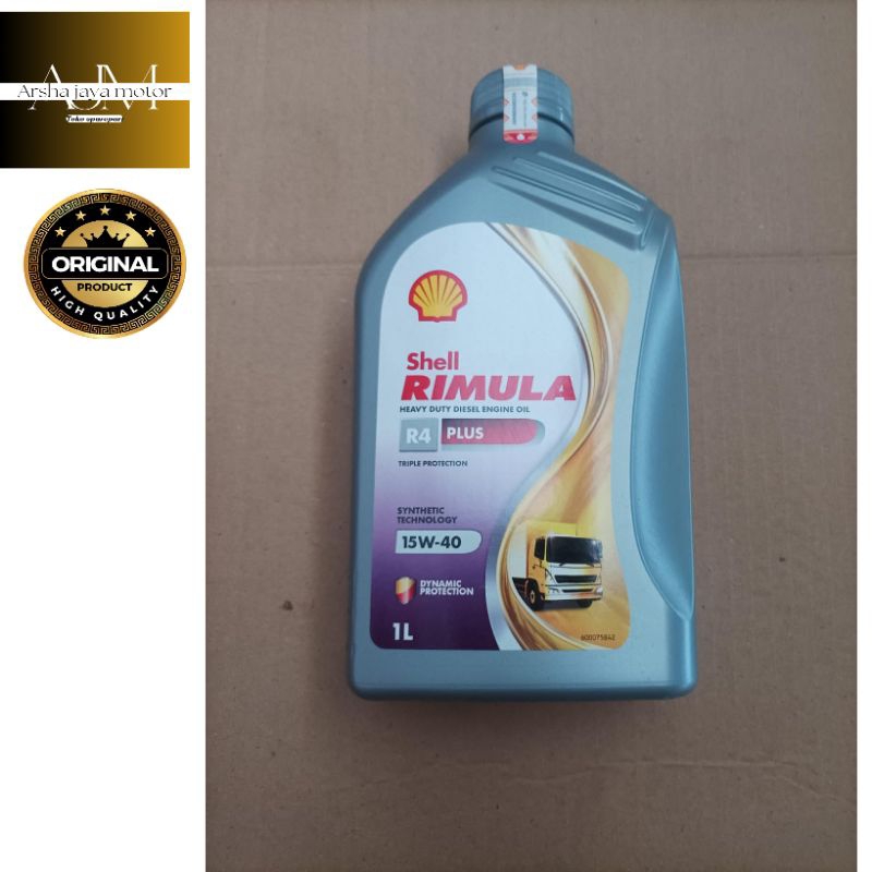 Oli SHELL RIMULA R4 PLUS SAE 15W40 1Liter