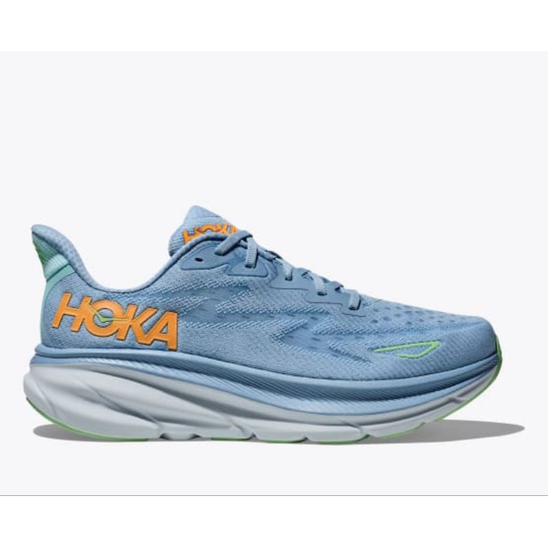 Hoka Clifton 9 Wide Men's Road Running Shoes - Dusk / Illusion