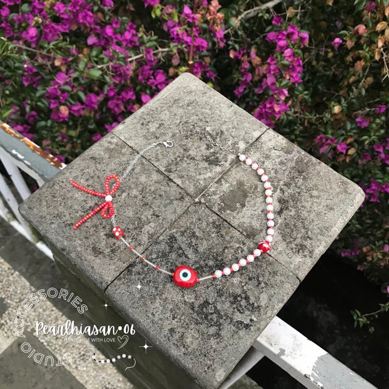 GLASS BEAD EVIL EYE |KALUNG MANIK EVIL EYE | KALUNG HIJAB MANIK | KALUNG EVIL EYE | GLASS BEAD