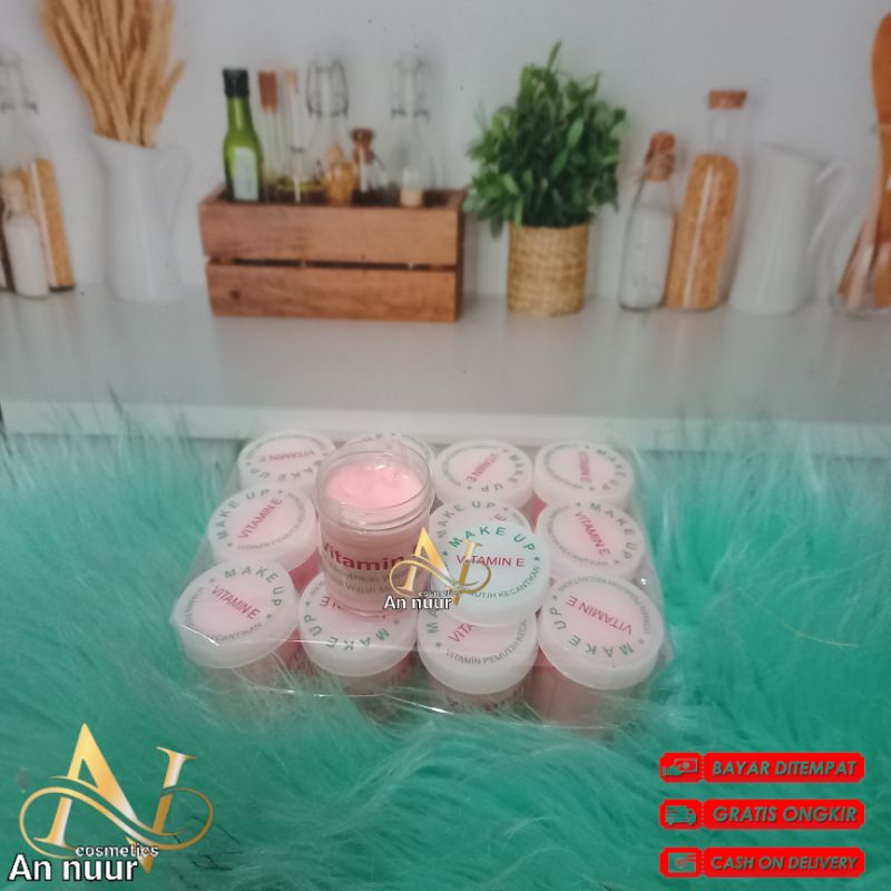 ( Lusinan ) Cream Pemutih Wajah Vitamin E Asli Original//Cream Vitamin E Original ( Isi Cream Warna 