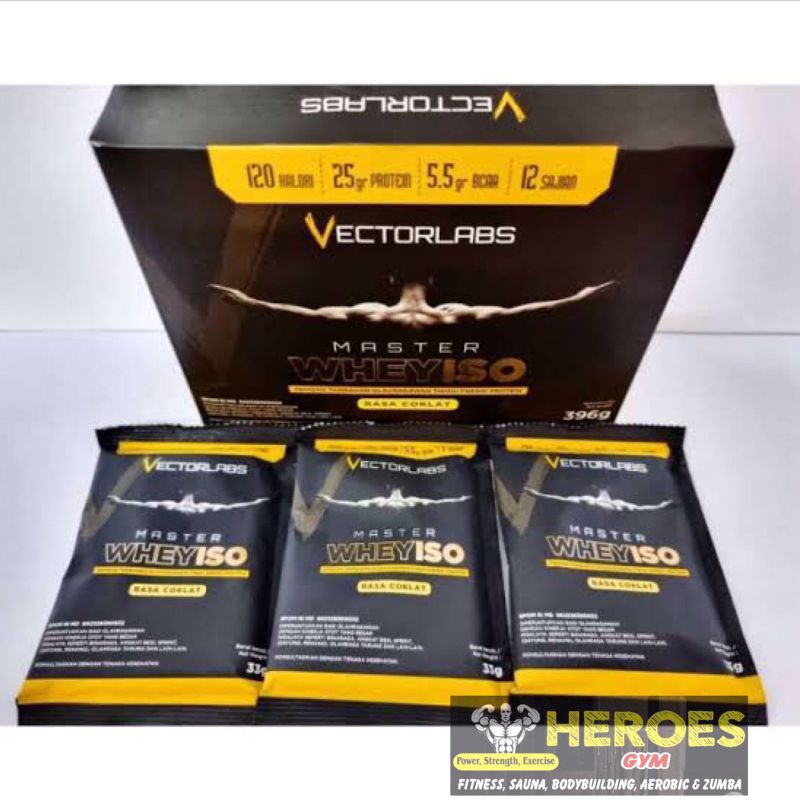 Vectorlabs Master Whey box 12 sachet Master Whey Iso 12 serving
