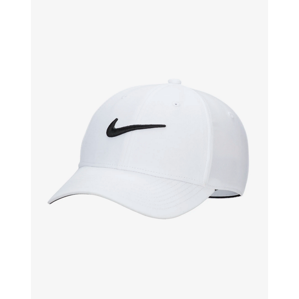 Nike Dri-FIT Club Structured Swoosh Cap White FB5625-100 Topi Original 100%