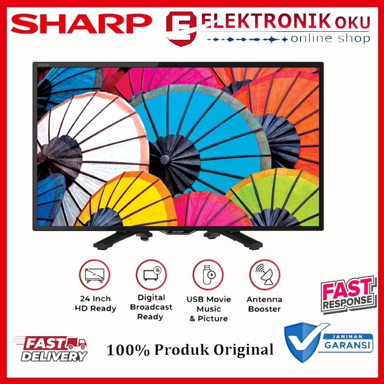 SHARP LED 24 inch DIGITAL TV GARANSI RESMI