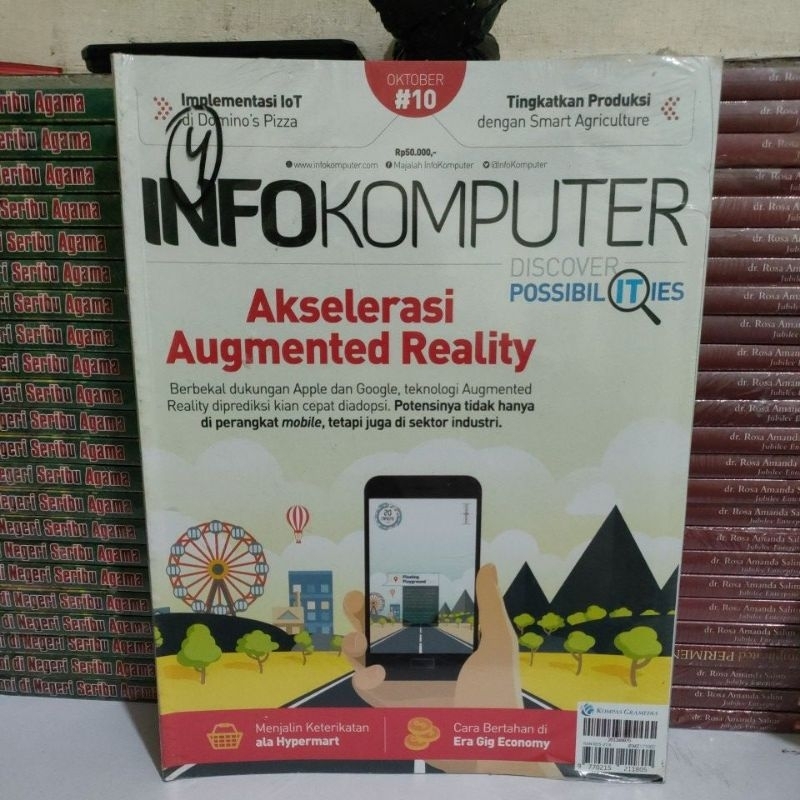 Buku Murah Original - Majalah Info Komputer - Akselerasi Augmented Reality
