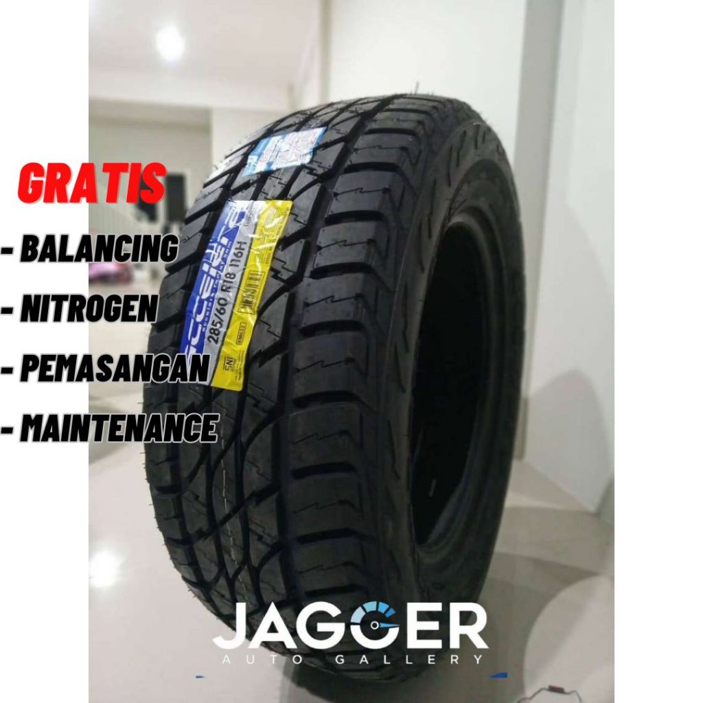 ban pajero fortuner ukuran 285 60 r18 accelera omikron AT murah