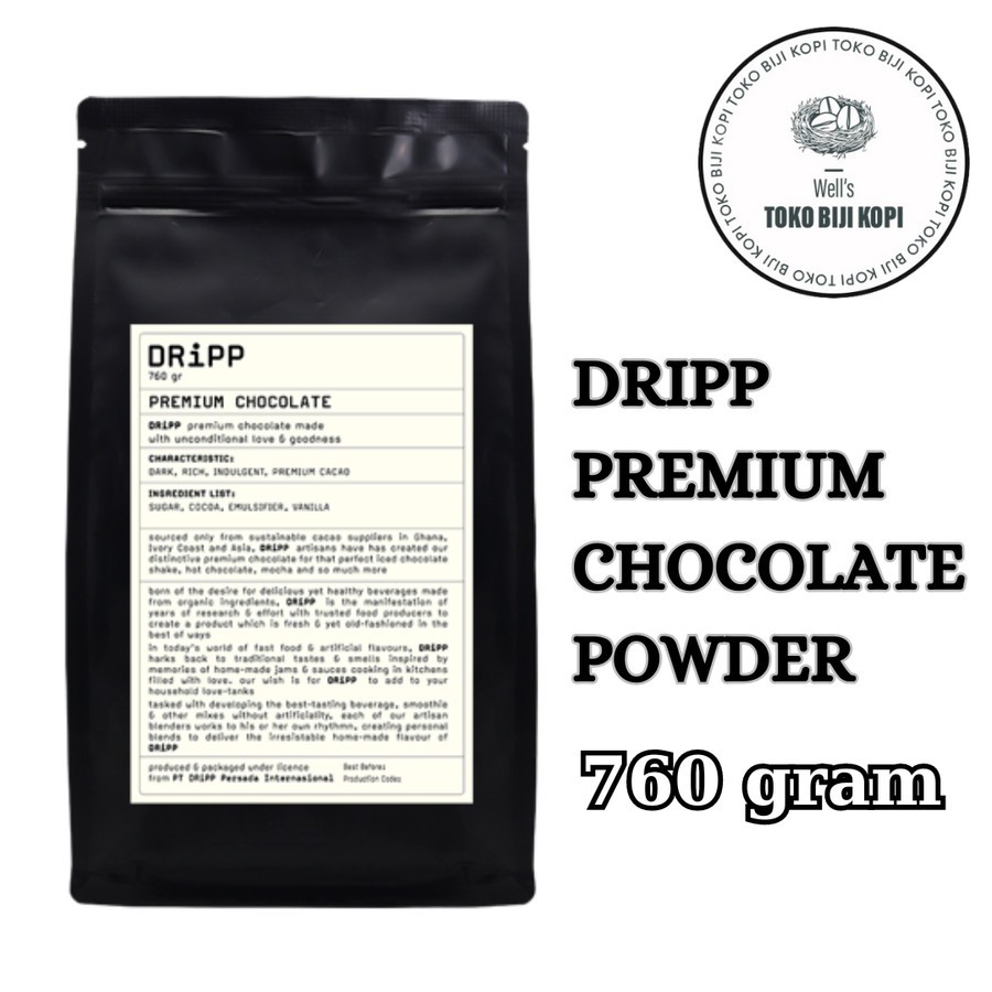 

DRIPP PREMIUM CHOCOLATE POWDER / DRIPP COKLAT BUBUK - 760 GRAM