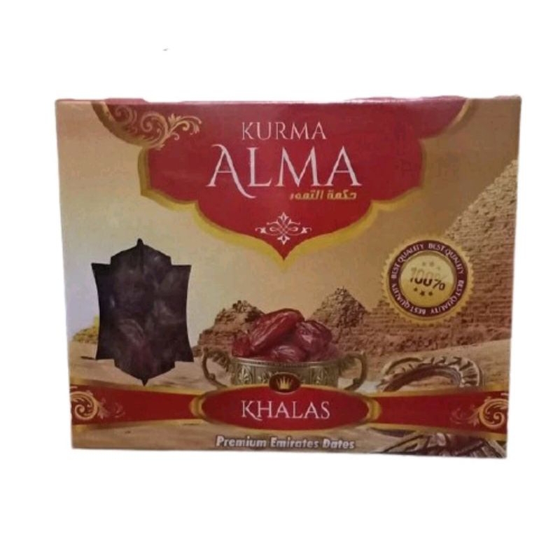 

KURMA HIKMAH DATES 900 GRAM / KURMA ALMA MERAH