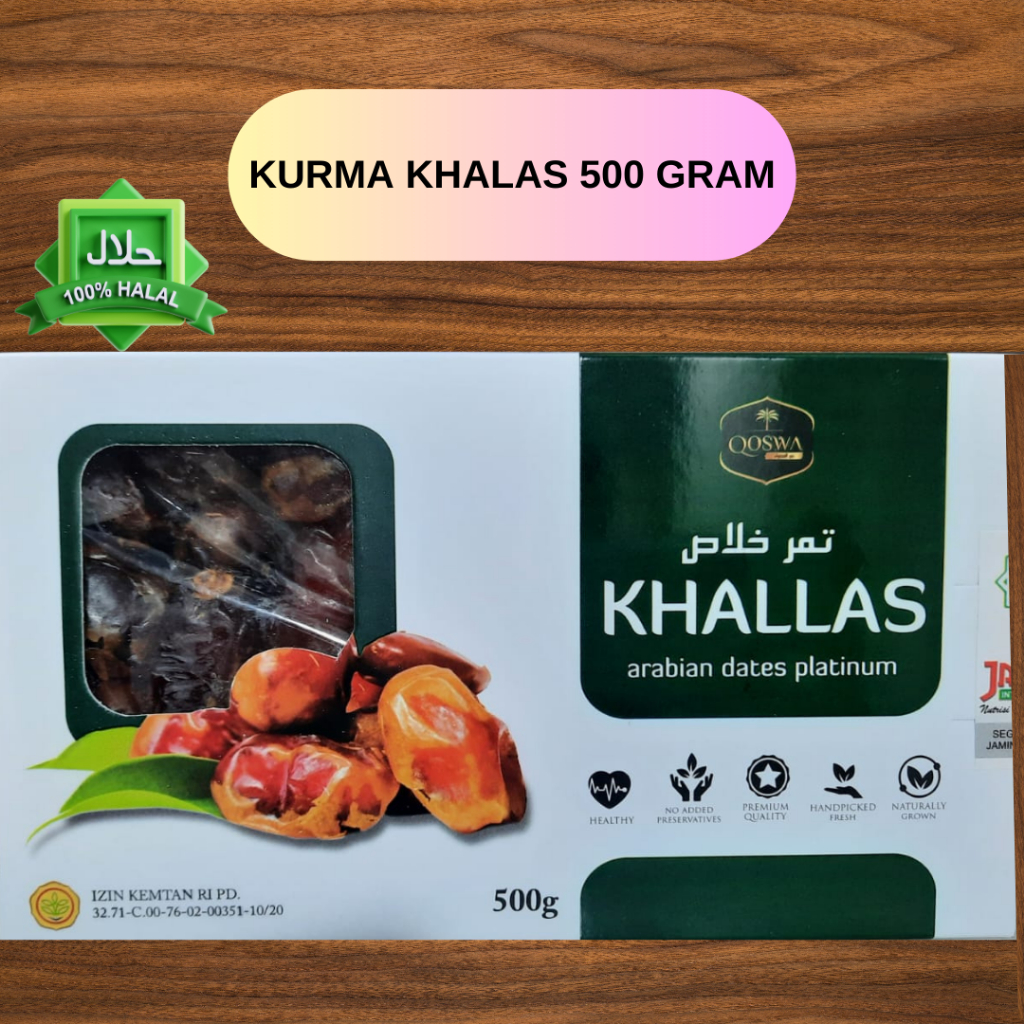 

Kurma Khalas 500 gram Kurma kholas 500 gram LEZAT MANIS ORIGINAL