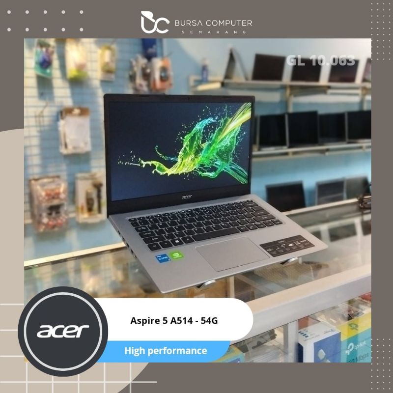 Laptop Acer Aspire 5 A514-54G | Core i3 1115G4 8GB 512GB MX350