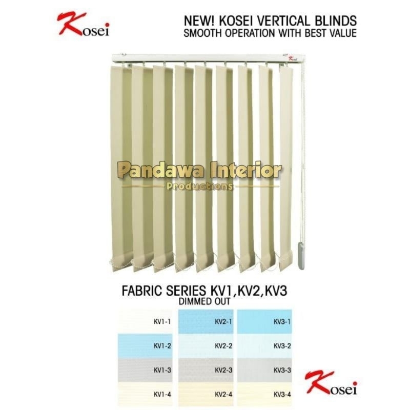 Vertical Blind Kosei By Sharp Point