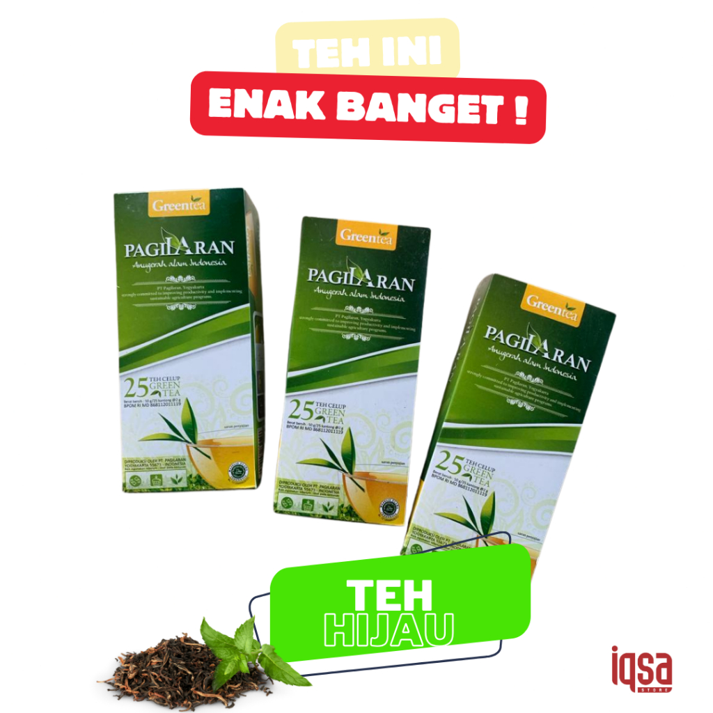 

Teh Hijau Herbal Greentea Original Minuman